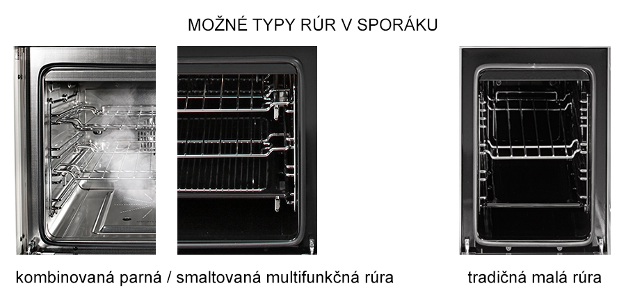 typy rúr - sporák ASCOT, š 100 cm, 2 rúry, sklo typy rúr - sporák ASCOT, š 100 cm, 2 rúry, sklo